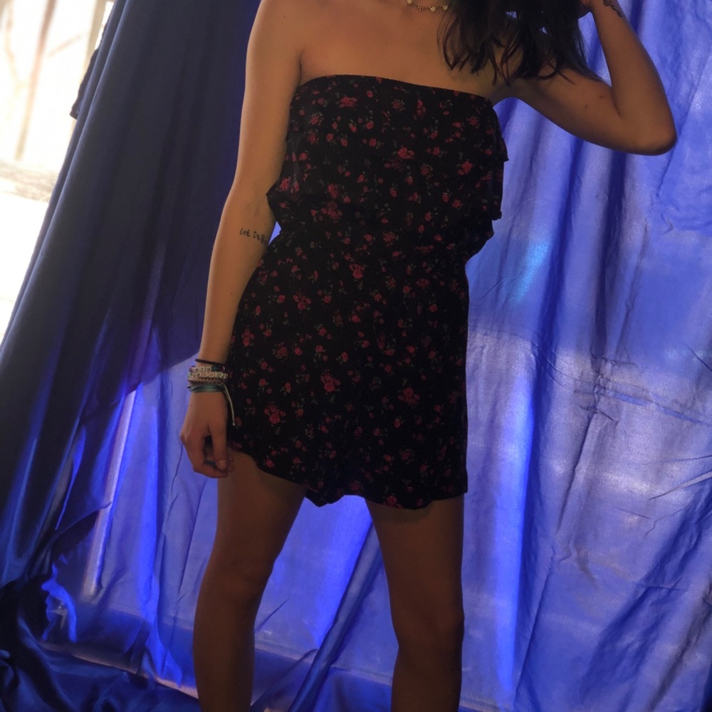 Strapless Romper